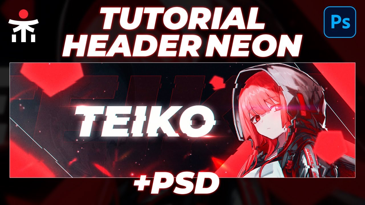 Como fazer uma CAPA de TWITTER com ANIME (NEON) ! TUTORIAL | Teiko