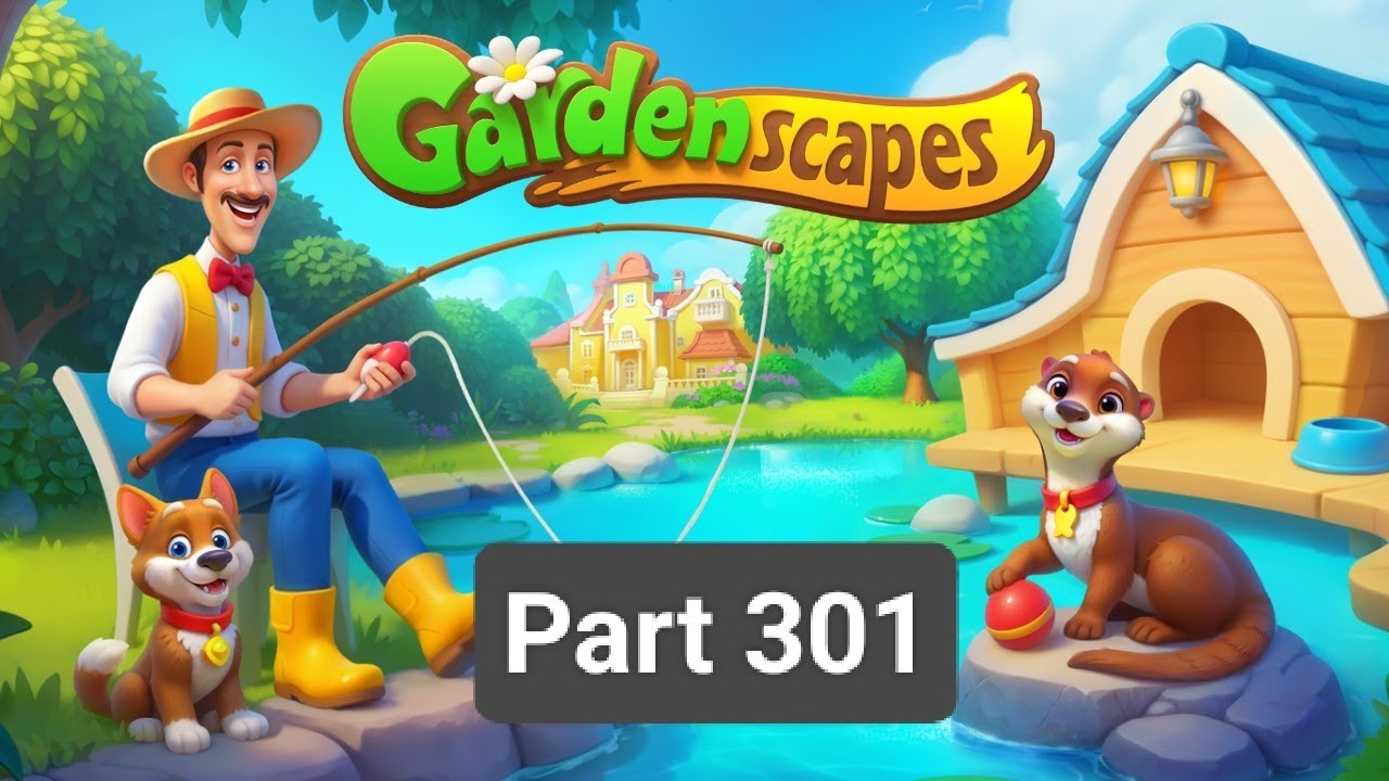 Gardenscapes New Area Part 301 (longplays)(story and gameplay)(new maps)