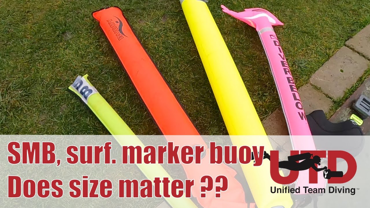 SMB, Surface Marker Buoy. Does size matter? Why Scuba Divers like a small one that is lively ;-)