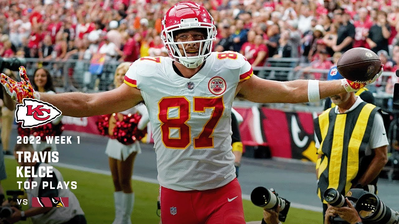 Every Catch by Travis Kelce vs. Cardinals | NFL Week 1 2022 Season