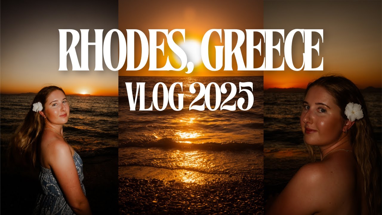 Rhodes, Greece Vlog 2025 | Ixia, Old Town, Faliraki, Lindos & More!
