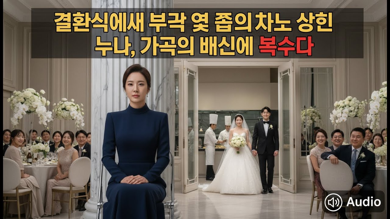 결혼식 부엌 옆 접이의자에 앉힌 누나, 숨겨진 제국의 주인이 폭발하다