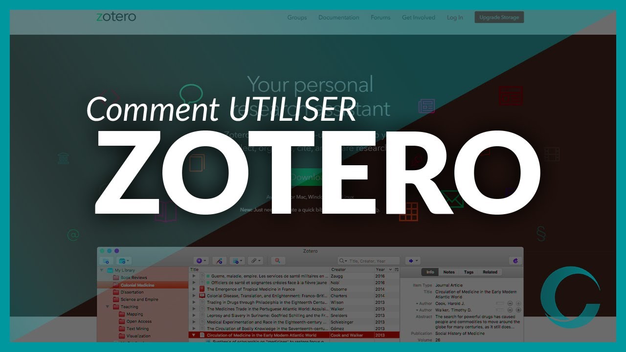 Utilisation de Zotero