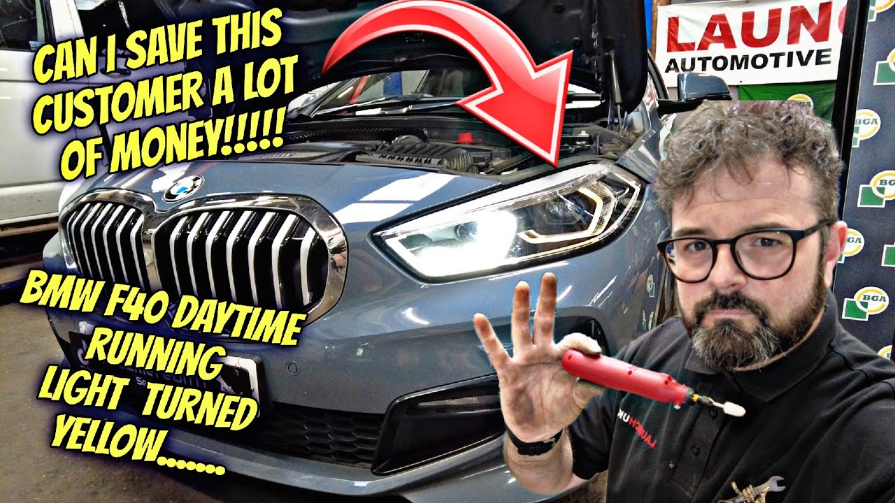 BMW F40 DRL TURNED YELLOW!!! BUT THIS IS HOW I SAVED THE CUSTOMER A VERY EXPENSIVE REPAIR BILL!!!!!