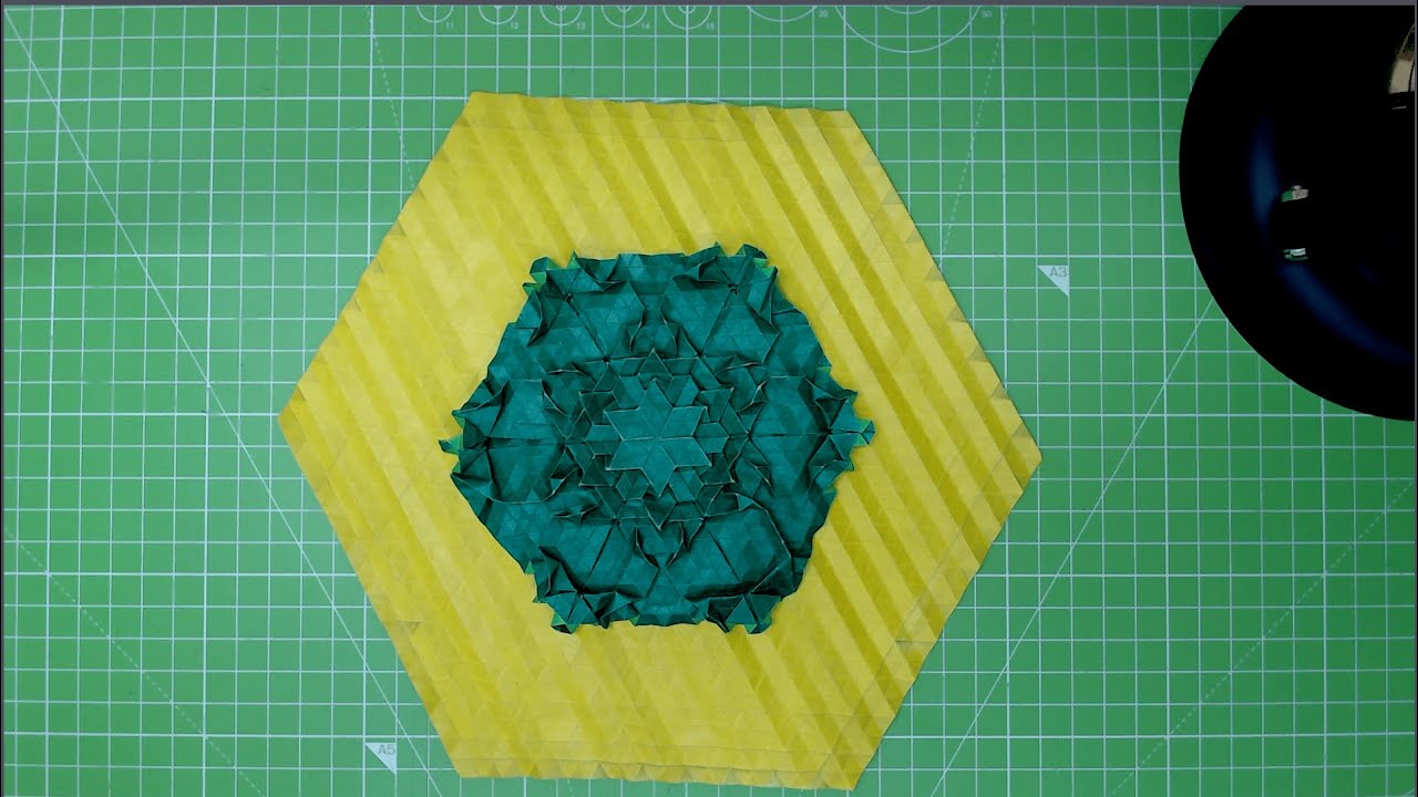 Eternal Bloom – A Complex 3D Origami Tessellation tutorial.