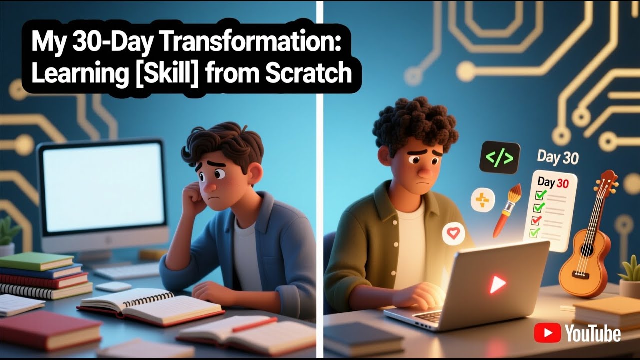 My 30-Day Transformation: Learning [Skill] from Scratch