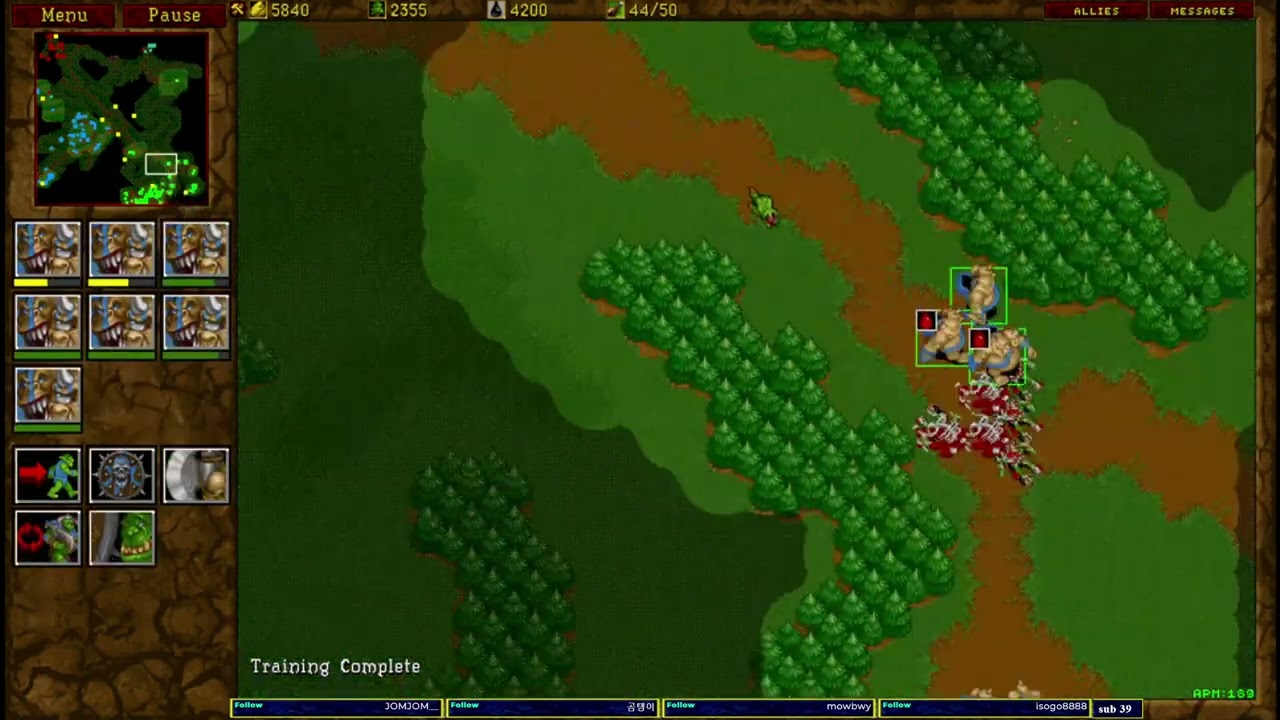 Warcraft 2 Garden of War 2v2 u8t3io3p/Harrywang vs Knitterhemd/IamPoiuyt
