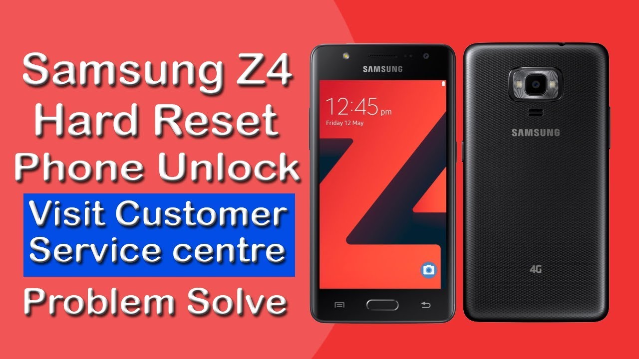 Samsung Z4 Tizen Phone Unlock Pattern Unlock Pin Unlock