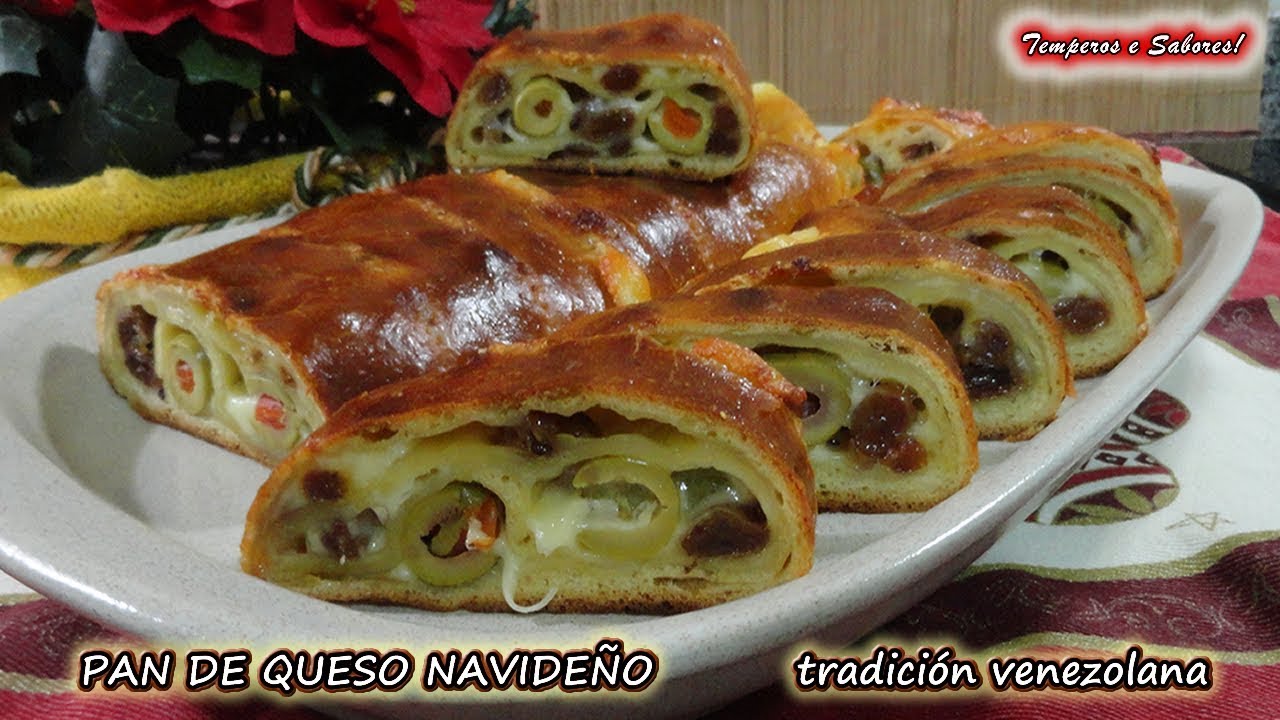 PAN DE QUESO NAVIDEÑO tradición Venezolana para Navidad, fácil y delicioso