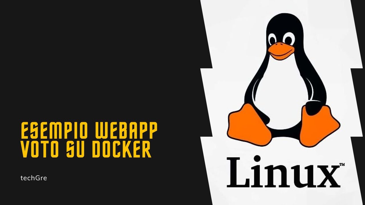 Esempio WebApp Voto su Docker #docker #linux