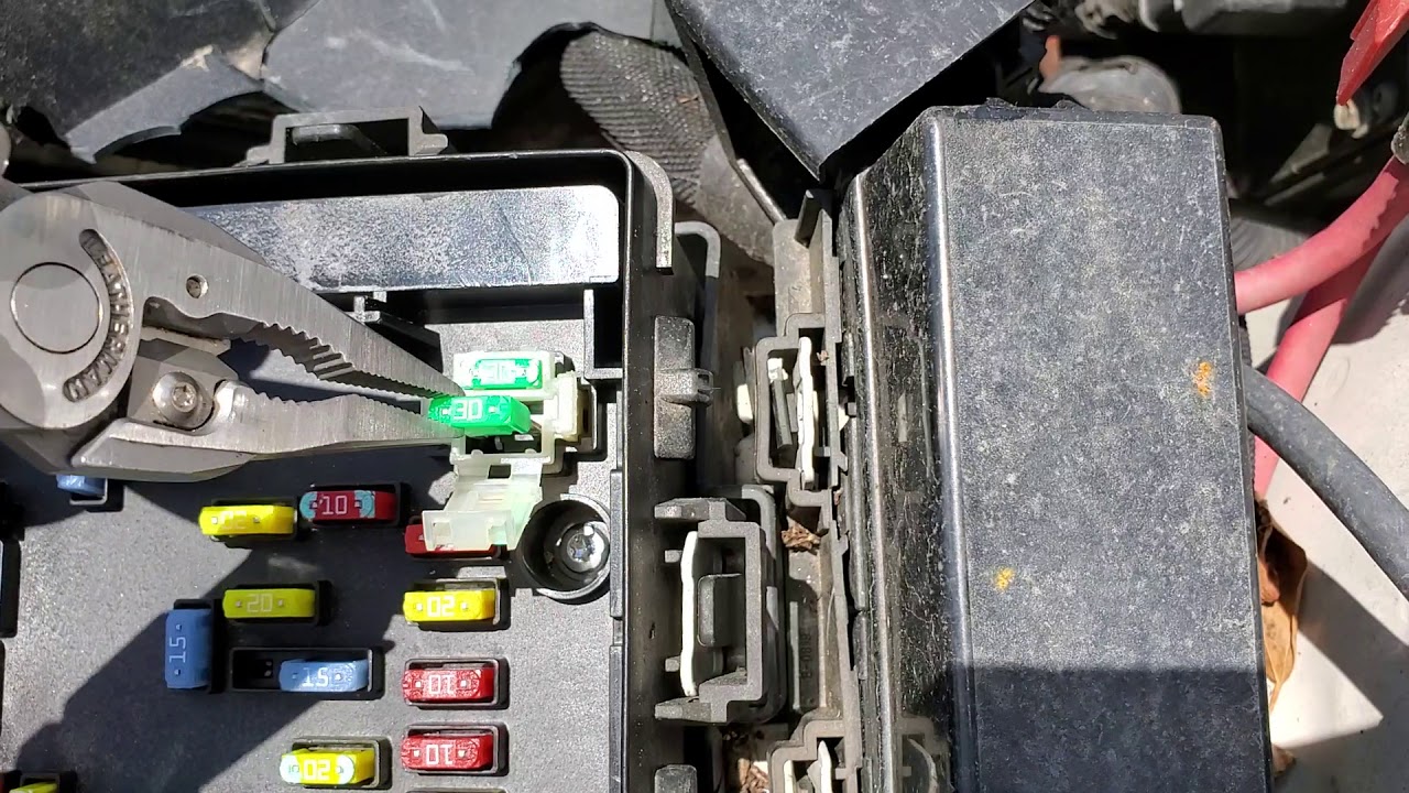 2008 Dodge Avenger Power Window, Power Door Lock Fuses