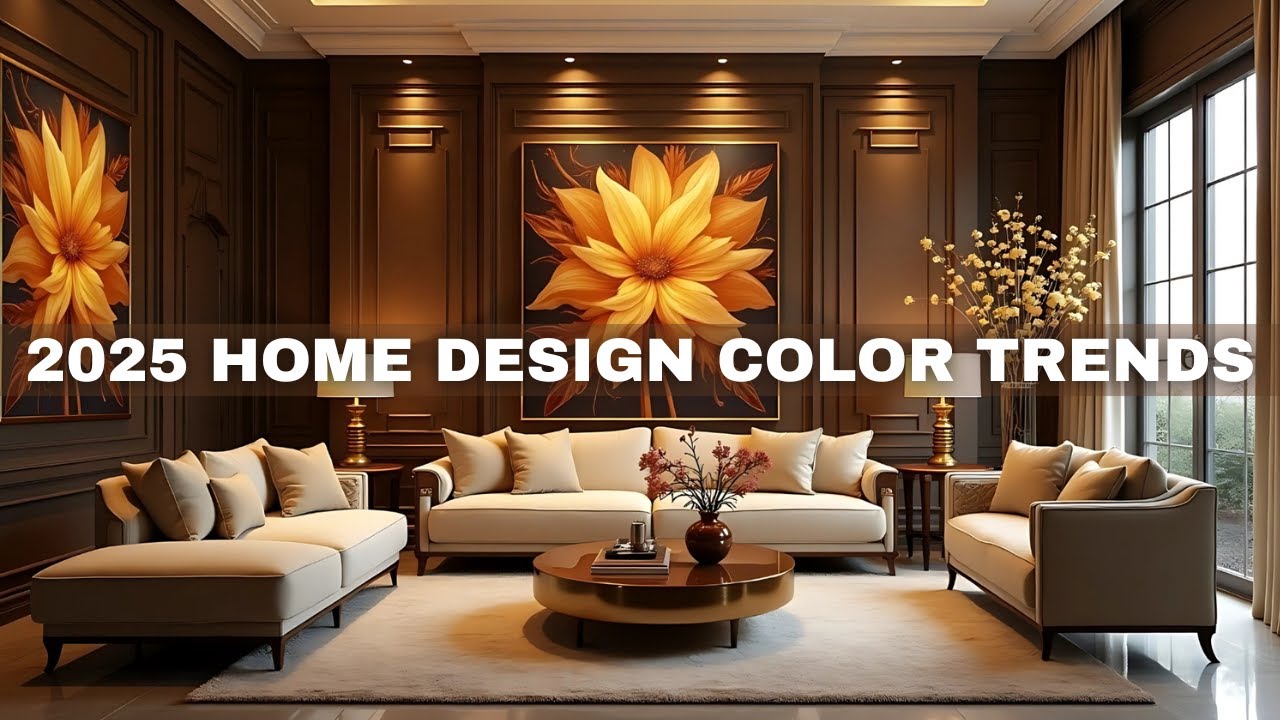 2025 HOME DESIGN COLOR TRENDS: Elevate Your Interiors with Rich and Calming Colors | 4k