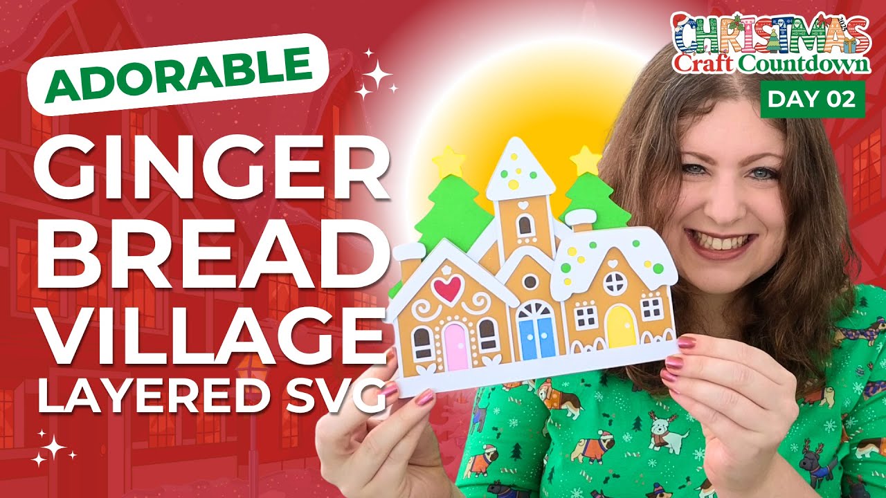The CUTEST Gingerbread Village Craft 🌟 CCC 2025