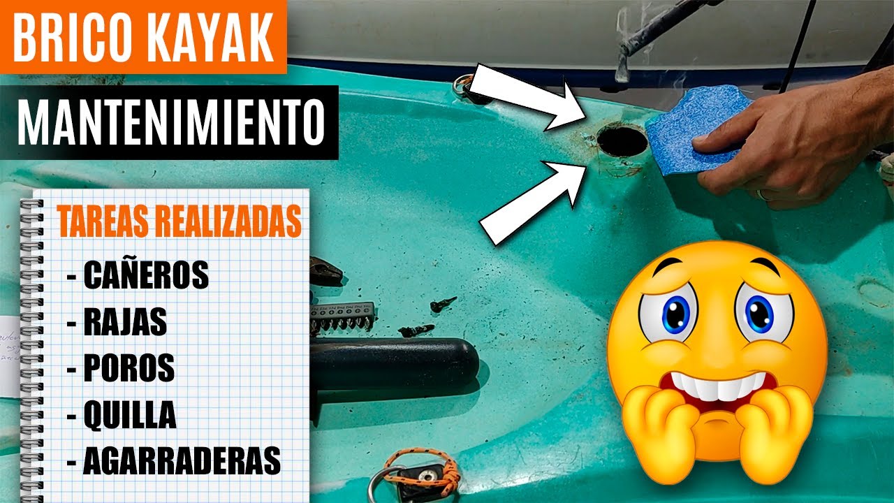 Reparación y mantenimiento de kayaks de alquiler