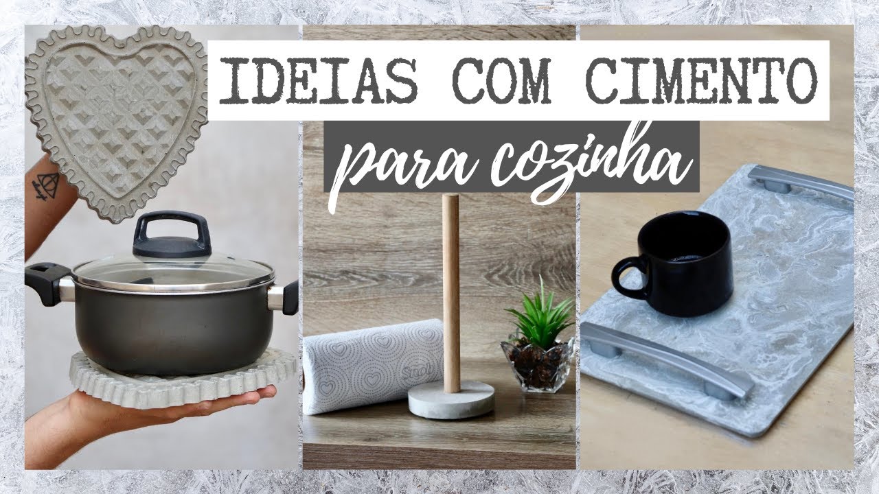 DECORAÇÕES para COZINHA com CIMENTO - Eduardo Wizard