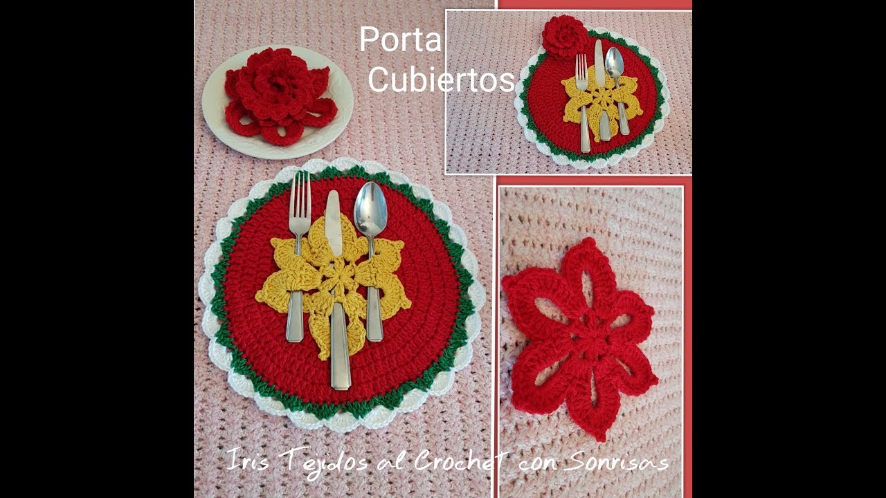 PORTACUBIERTOS A CROCHET