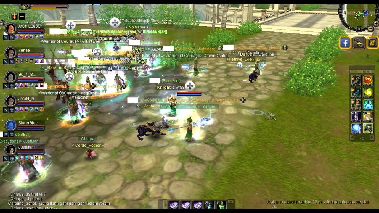Silkroad Online EvilSouls Union against RnR Uni Hotan Fortress War and Yenaa PvP Rivals 04 10 2014