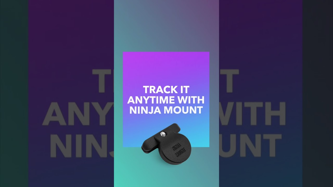 New bike? Track it anytime with NINJA MOUNT bikeTag, special saddle mount for Apple&reg; Airtag ✌️