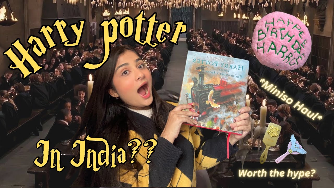 Harry Potter X Miniso merch haul🦉⚡Is it really worth the hype?Huge haul of a Potterhead|Miniso India