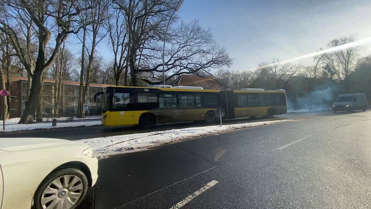 BVG Linie 133 Alt Heiligensee - Tegel Süd Neheimerstr. Linienkenntnis im Solaris Gelenkbus Nr.: 4398