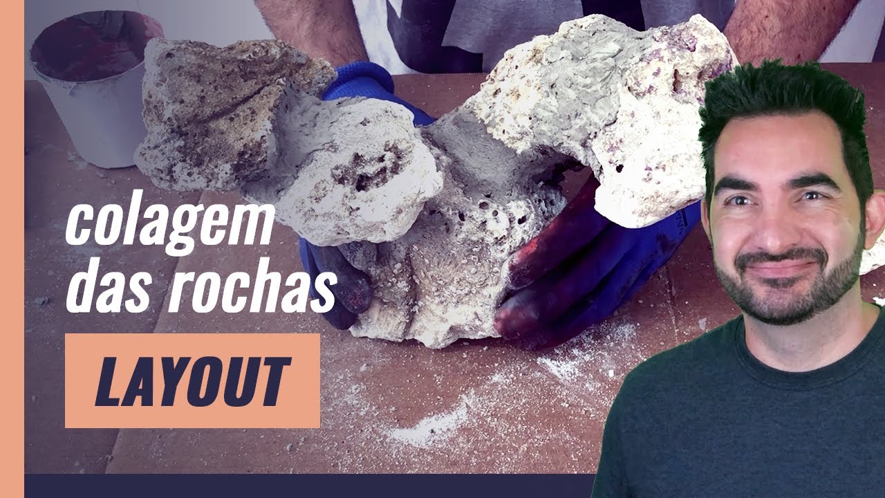 COLANDO ROCHAS GRANDES: Como Colar e Fixar Direito