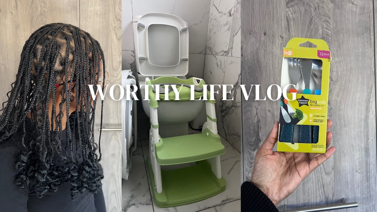 VLOG:New hairstyle, Elethu's first cutlery set, Potty training ladder, stationary & uniform shopping