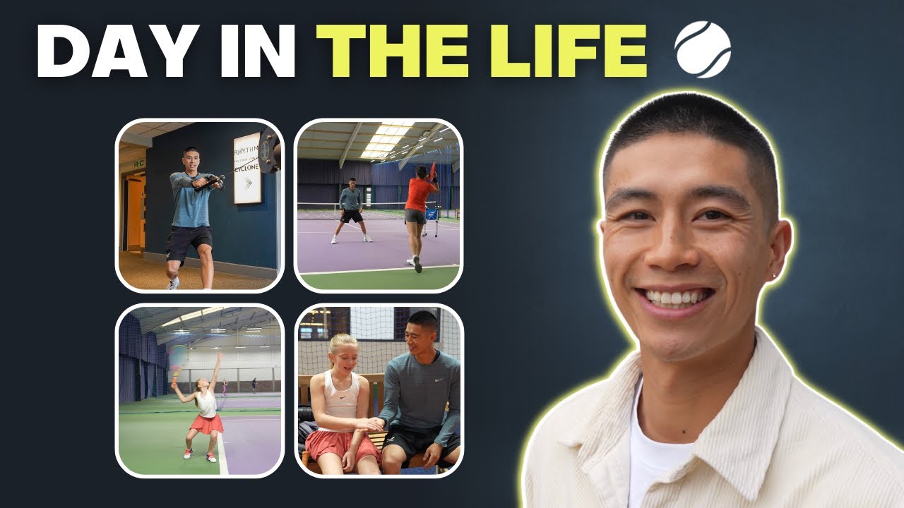 A day in the life of a tennis coach #tennis