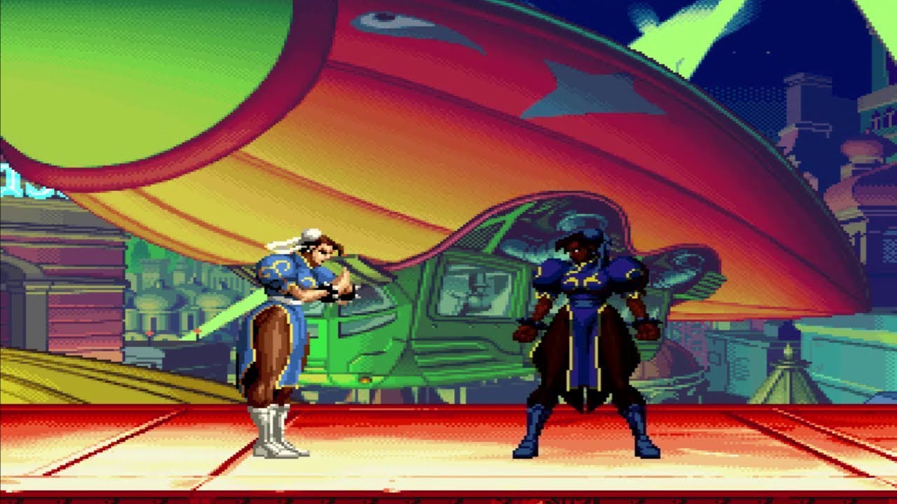 Mugen - Chun-Li vs. Shadow Lady - 春麗 vs. 影子春麗