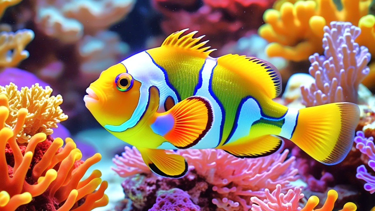 The Best 4K Aquarium - Dive Into The Mesmerizing Underwater Realm, Sea Jellyfish, Coral Reefs . #7