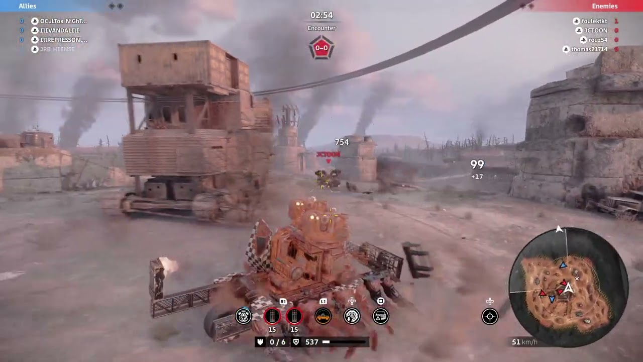 Crossout CW (FEBEM VS FURAX) Derrota