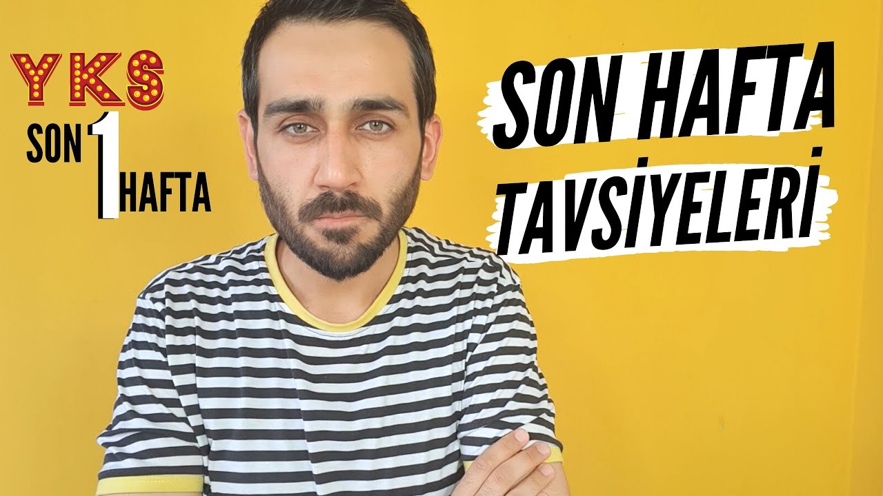 #YKS'ye 7 Gün Kala 7 Önemli Tavsiyem Var