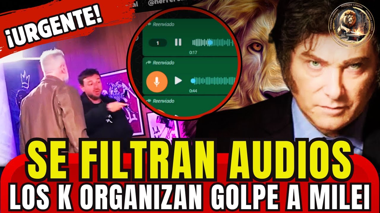 🚨URGENTE: se filtran audios GOLPISTAS contra Milei | Llaman a tomar el Congreso💣
