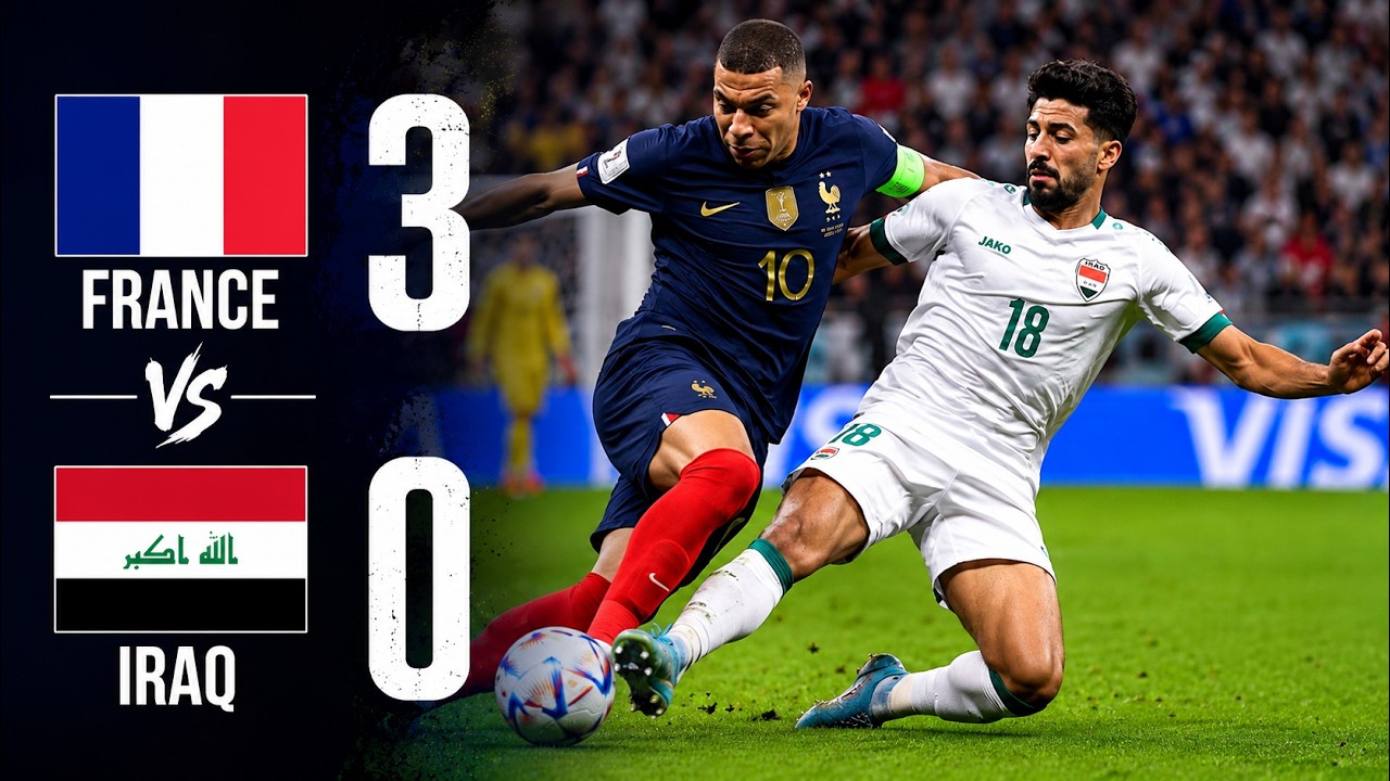 FRANCE 3-0 IRAQ 🔥🇫🇷 | All Goals & Full Highlights | FIFA World Cup 2026