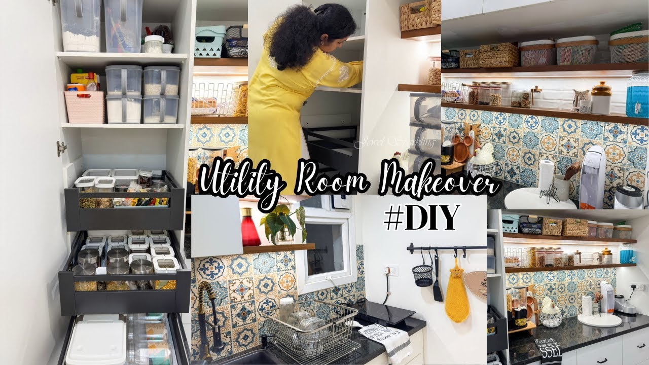 Utility Room Makeover | Pantry Organising | Makeover