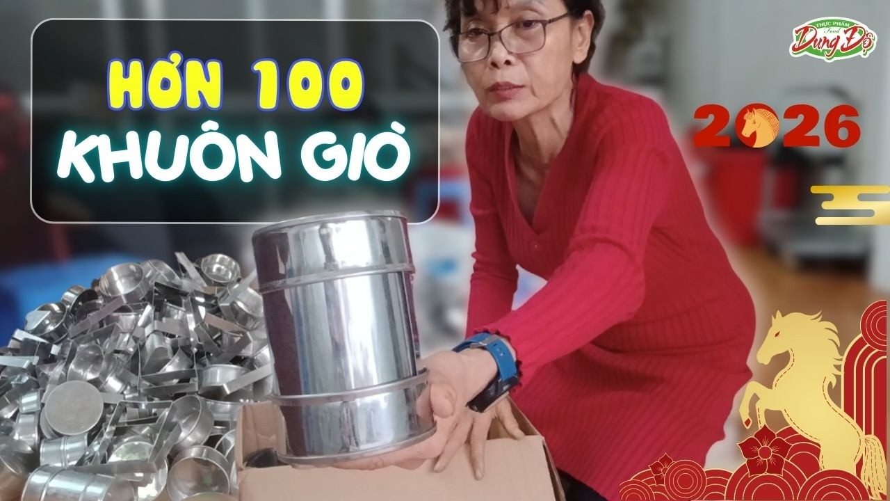 Đóng Gói Hơn 100 Khuôn Giò Chuẩn Làng Nghề Cho Khách Ngày Giáp Tết