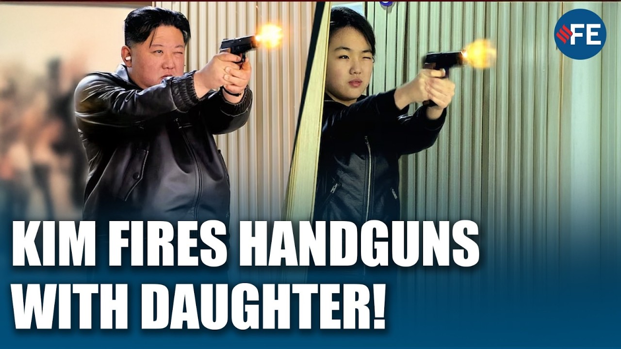 Kim Jong Un Tours Munitions Factory With Daughter
