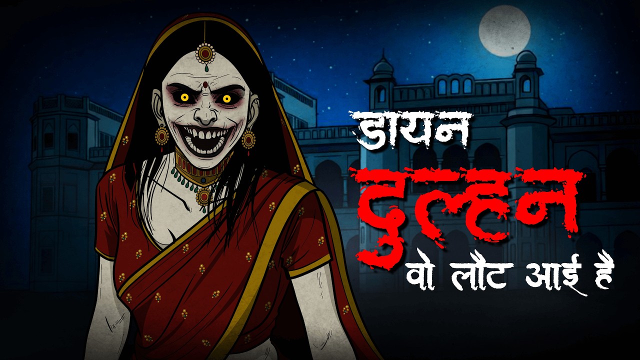 दुल्हन बनी डायन | इस हवेली में शादी मतलब मौत | Hindi Horror Animation | Scarry Skull