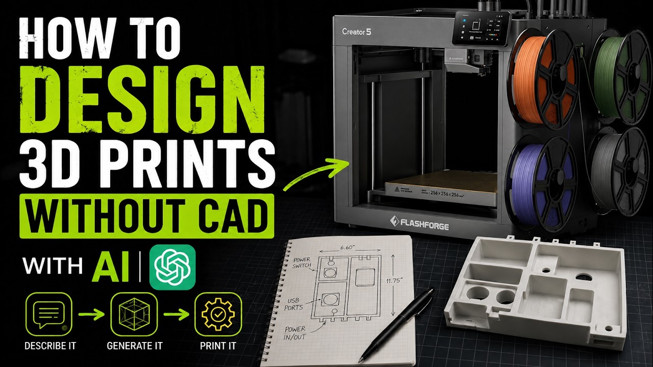 How I Designed A Custom 3D Print With AI