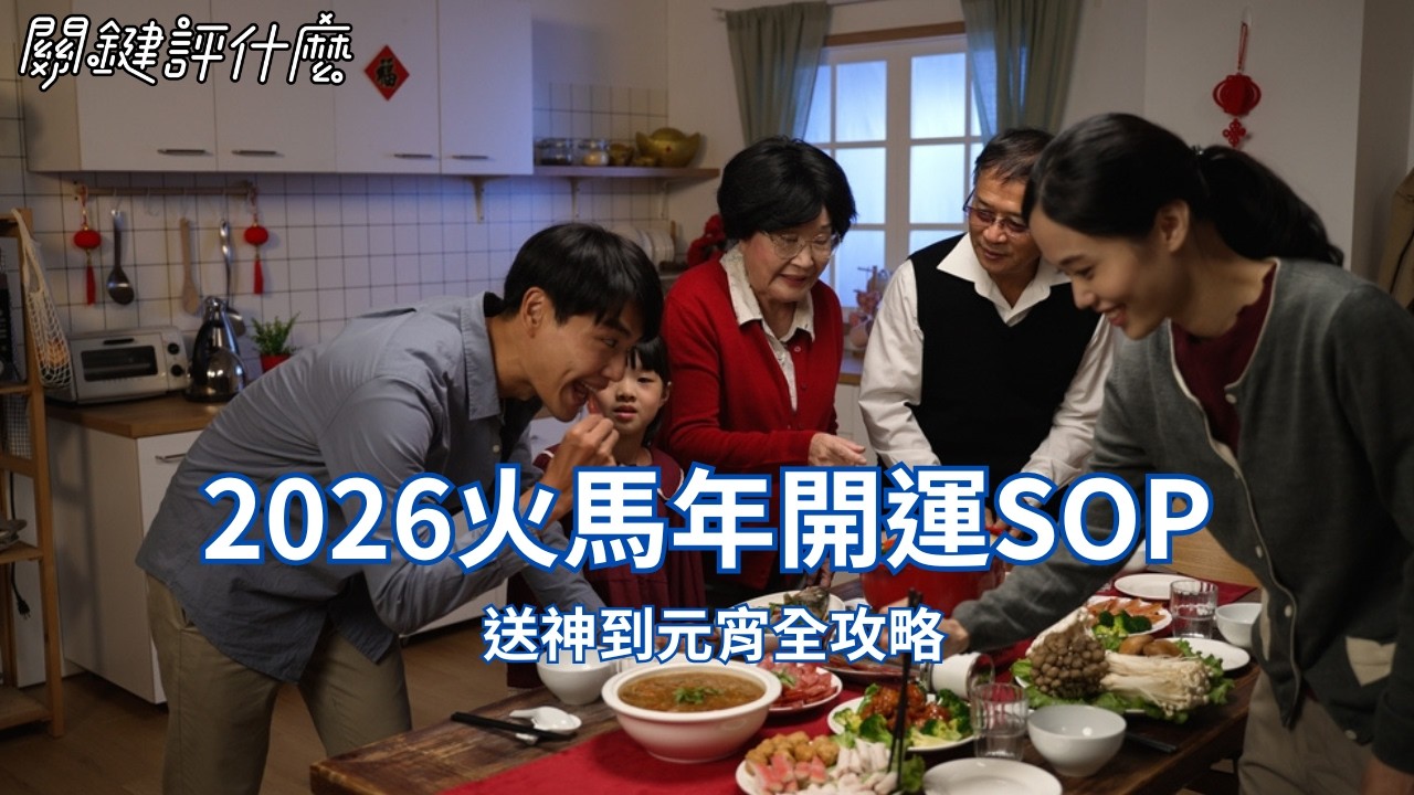 2026春節懶人包：火馬年犯太歲生肖？初一走春吉時？過年禁忌、數位掃除與開運秘方一次看 #關鍵評什麼