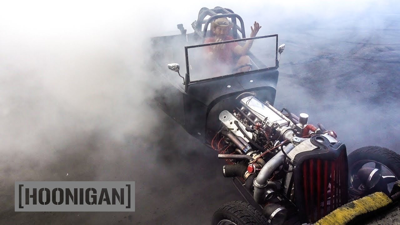 [HOONIGAN] DT 059: Fastest Rat Rod in Long Beach (1927 Twin Turbo LS T-Bucket w/Nitrous )