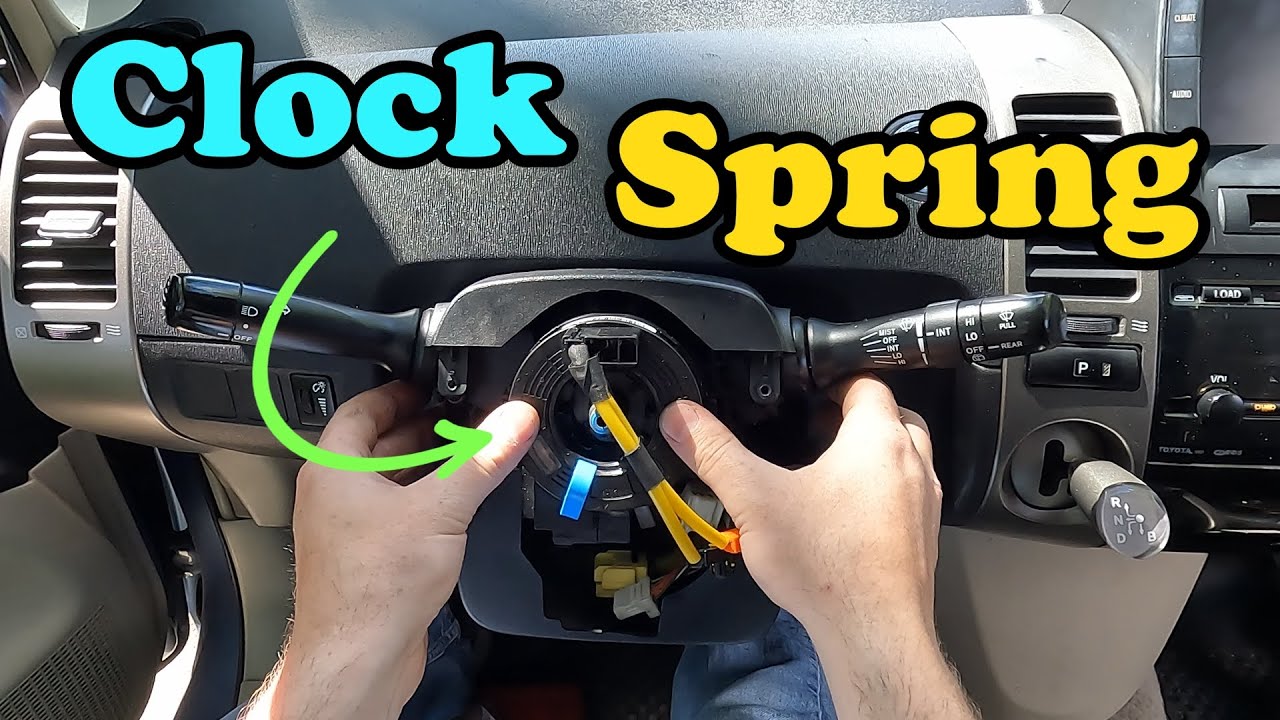 2004-2009 Toyota Prius Clock Spring, Roll Connector, Spiral Connector Replacement