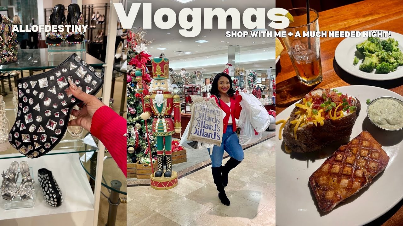 VLOGMAS EP 10: Last-Minute Shopping, Holiday Hustle| Out of My Comfort Zone + Christmas Party