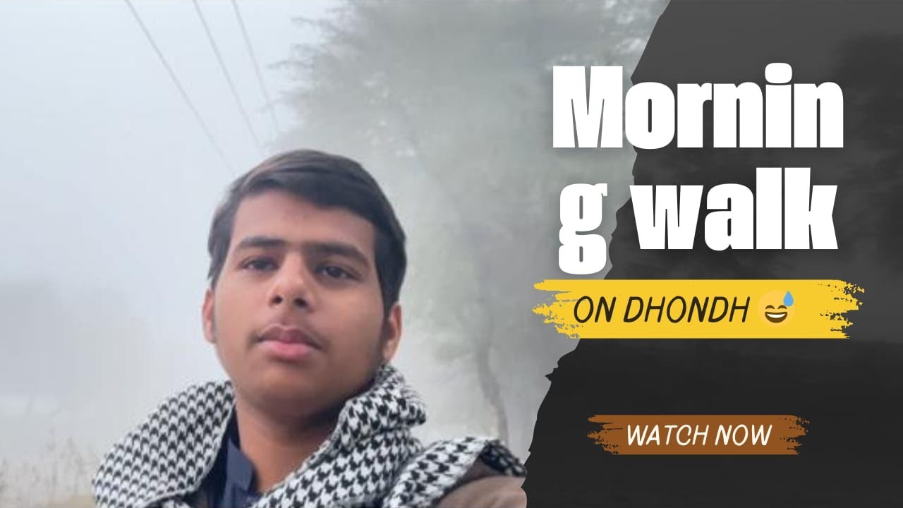 Morning walk on full dhondh #alibhaivlog #funny #pakistanivlooggers #newvideo #minivlog #pakistan 