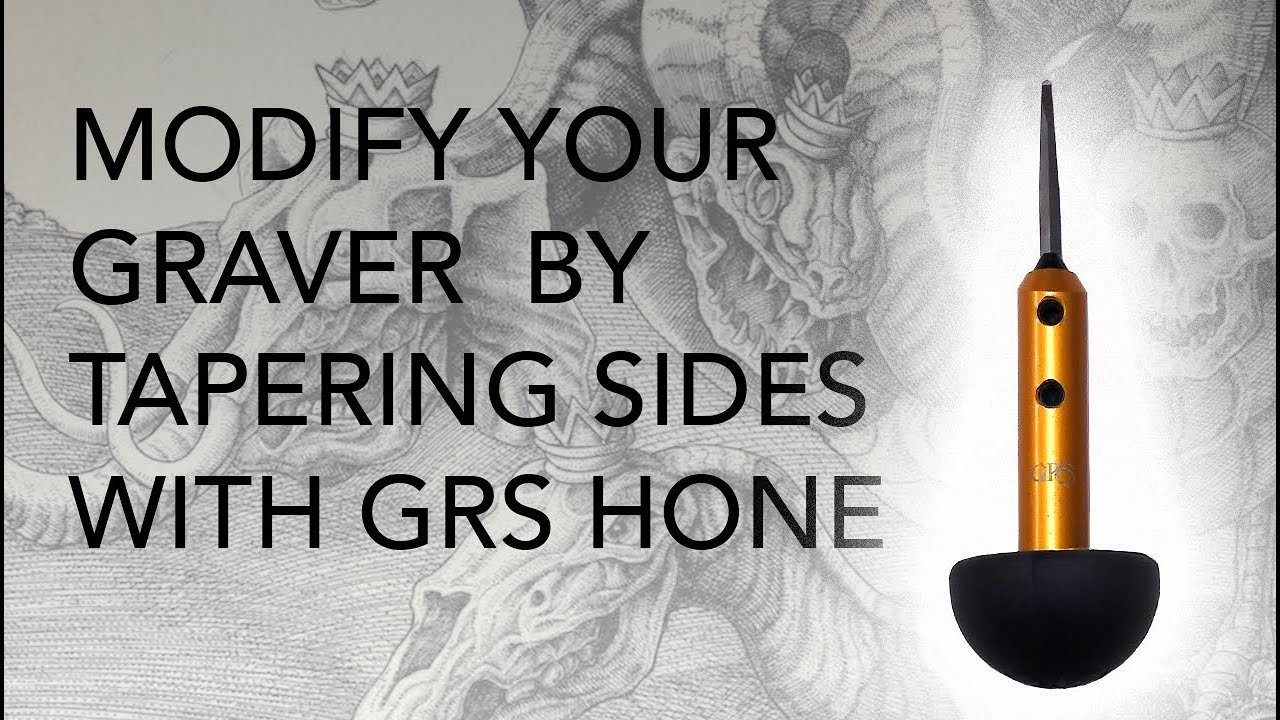 ENGRAVING - Tapering the Graver with the GRS Power Hone