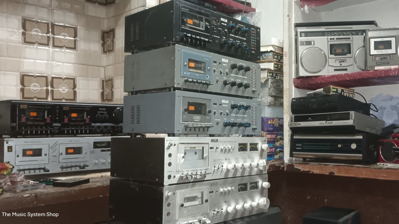 Ahuja 4040s silver Colour Stereo Cassette Deck For Sale 👉📱 7742853435 🙏 #ahuja #4040s #stereo #deck