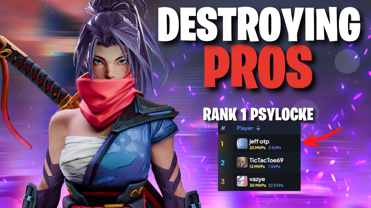 How The Rank 1 Psylocke DESTROYS Pro Players | Marvel Rivals