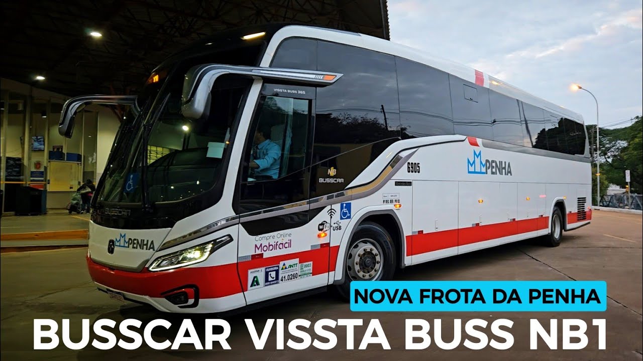 FROTA NOVA: Confira o novo BUSSCAR VISSTA BUSS NB1 365 da PENHA