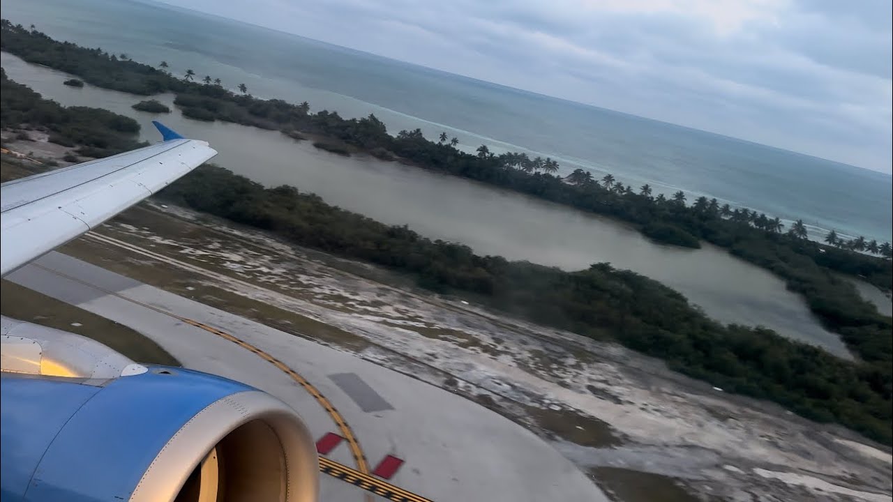 Allegiant Airbus A319 Evening Buzzing Takeoff Key West Intl. (KEYW)
