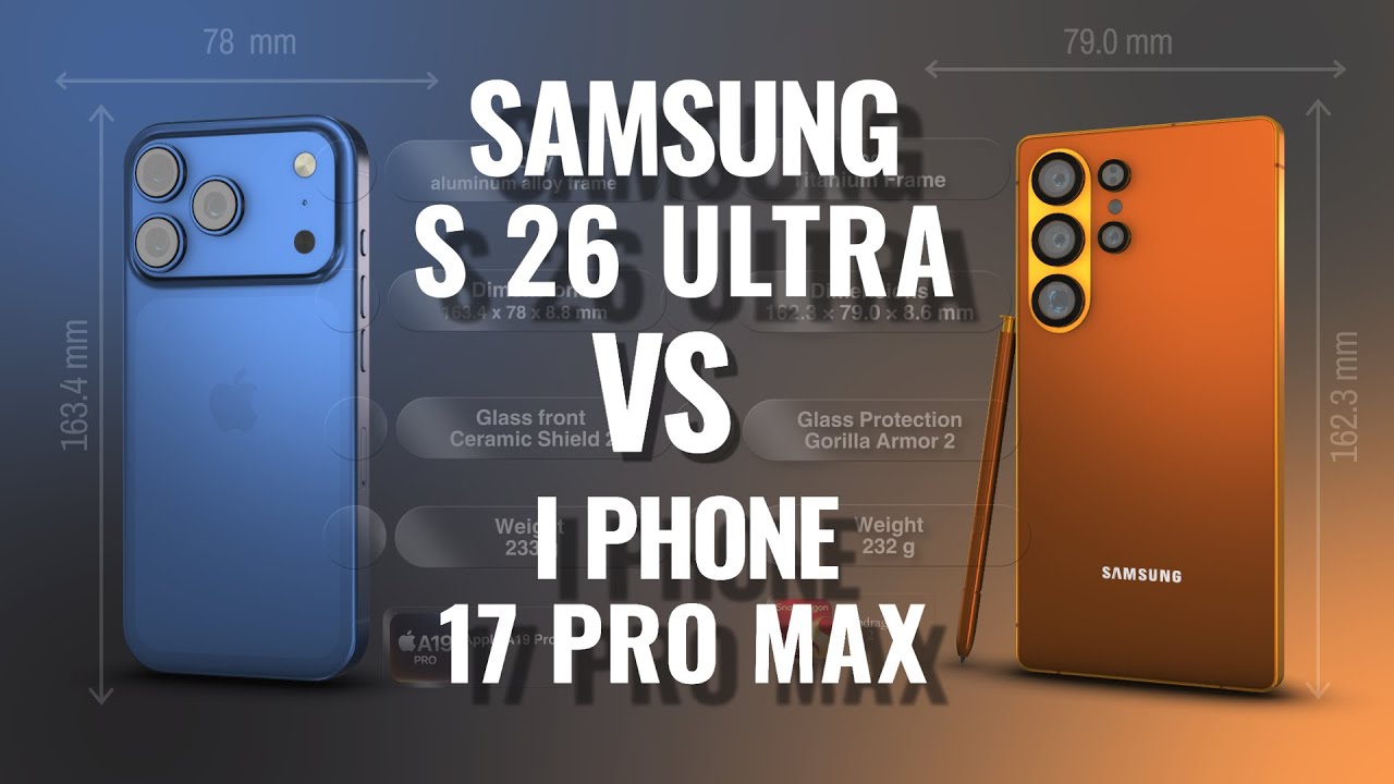 S26 Ultra vs iPhone 17 Pro Max — The Ultimate 2025 Flagship Battle!#S26Ultra #iphone17promax #tech