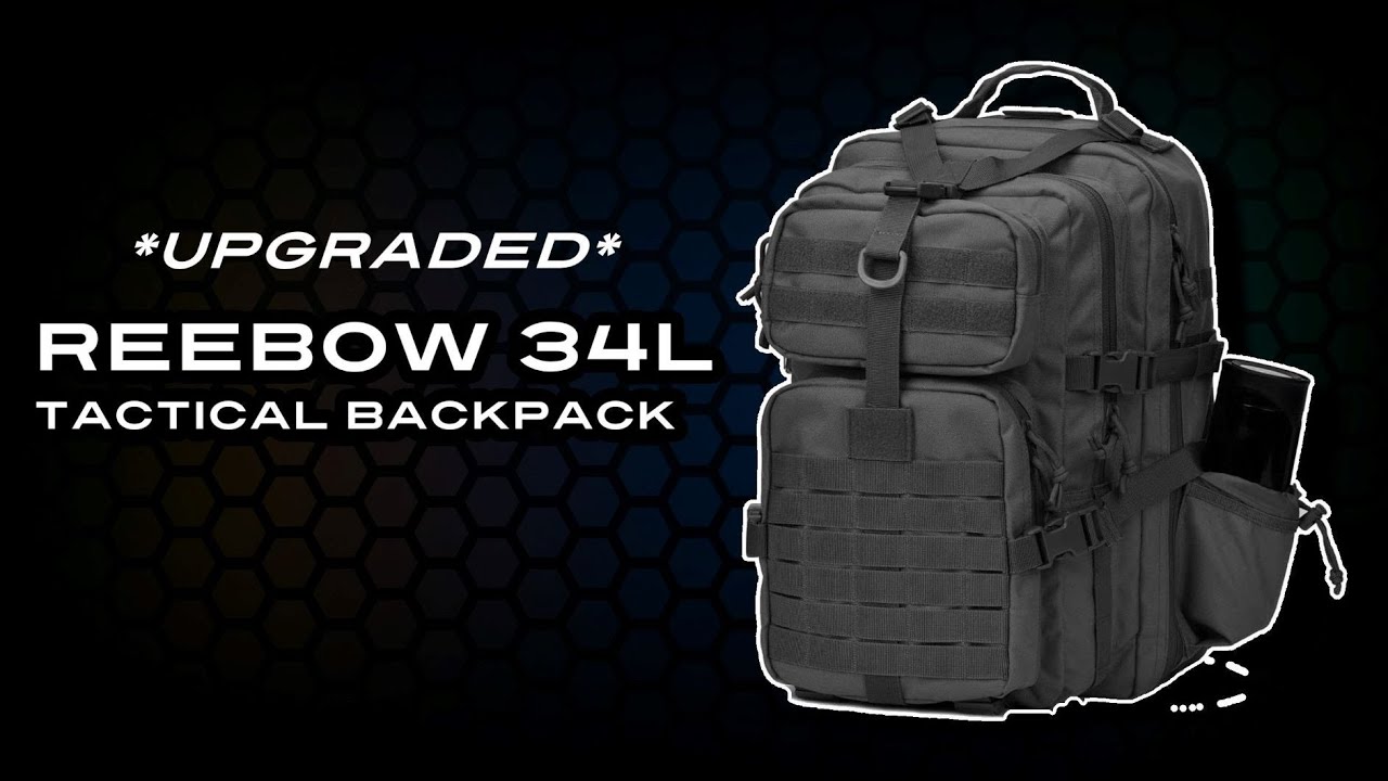 Reebow 34L (Upgraded) Tactical Backpack Review 2021